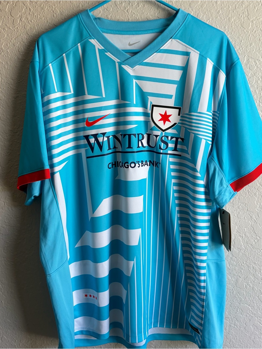 Chicago Stars FC Nike Blue Soccer Jersey - Men’s 2XL NWSL NWT
